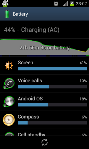show battery percentage ekran görüntüsü