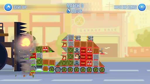 Boom-Boom Cars: Craft & Fight! ekran görüntüsü