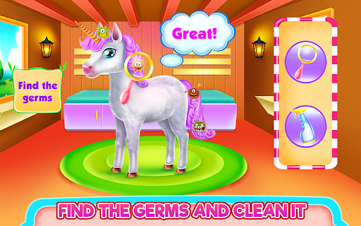 Cute Unicorn Caring & Dressup ekran görüntüsü