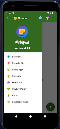 Notepad ekran görüntüsü