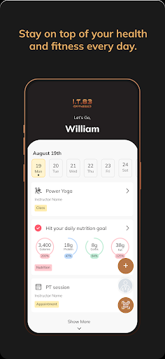 IT83 Fitness ekran görüntüsü