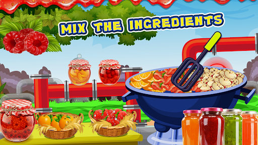 Fruit Jam dessert bakery game ekran görüntüsü