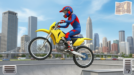 Toon Moto Bikes Stunts Racer ekran görüntüsü