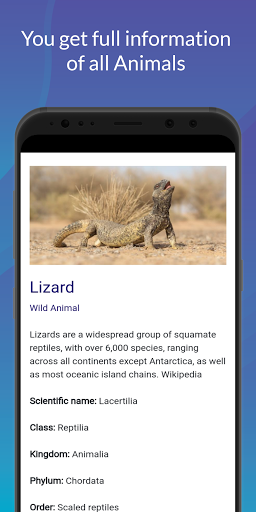 Animals  Information ekran görüntüsü