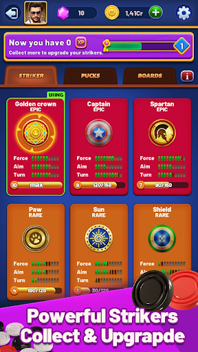 Carrom Lite-Board Offline Game ekran görüntüsü