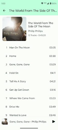 Fossify Music Player ekran görüntüsü