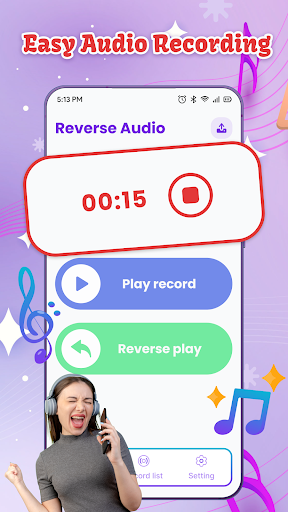 Reverse Play: Audio & Singing ekran görüntüsü