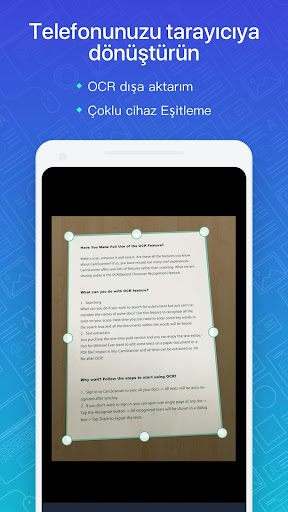 CamScanner - pdf için tarayıcı ekran görüntüsü