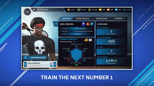 Tennis Manager Mobile ekran görüntüsü