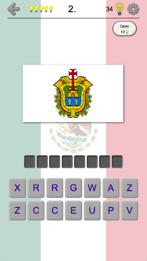 Mexican States - Mexico Quiz ekran görüntüsü