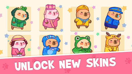 Capybara Rush: Draw To Home ekran görüntüsü