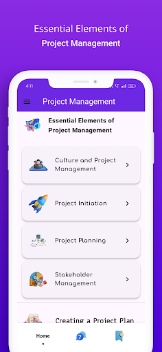 Learn Project Management ekran görüntüsü