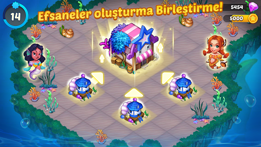 Merge Mermaids-magic puzzles ekran görüntüsü