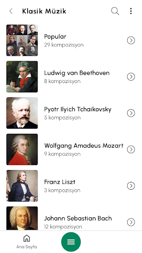 Klasik Müzik ekran görüntüsü