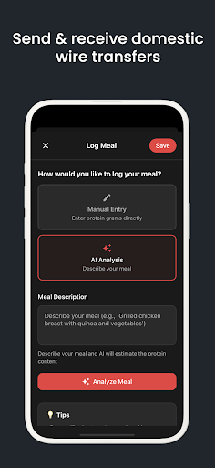 Protein AI Tracker ekran görüntüsü