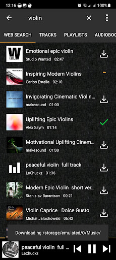 Bit Music Downloader ekran görüntüsü