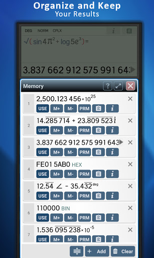 Champ Scientific Calculator ekran görüntüsü