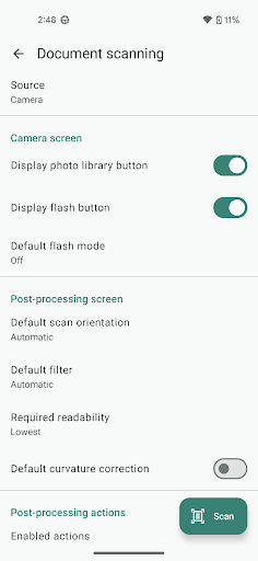 Genius Scan SDK Simple Demo ekran görüntüsü