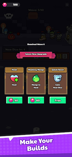 Dice Hero: Merge Battle ekran görüntüsü