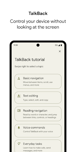 Android Erişilebilirlik Seti ekran görüntüsü