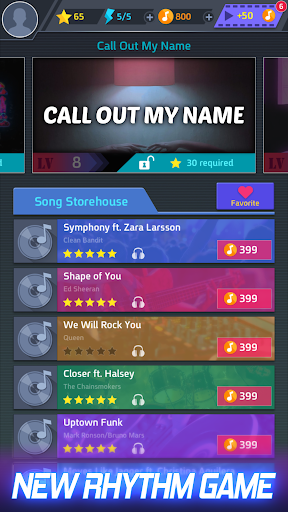 Tap Tap Music-Pop Songs ekran görüntüsü