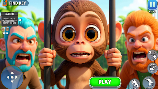 Pranks Monkey Animal Simulator ekran görüntüsü