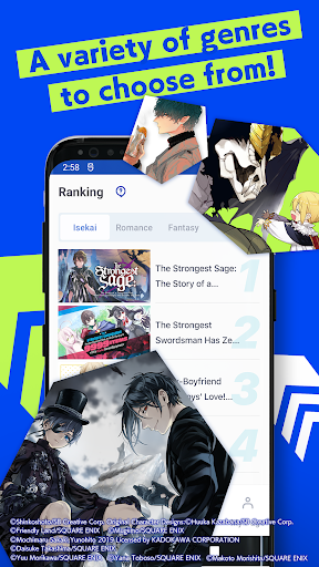 Manga UP! ekran görüntüsü