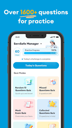 ServSafe Test Prep 2026 ekran görüntüsü