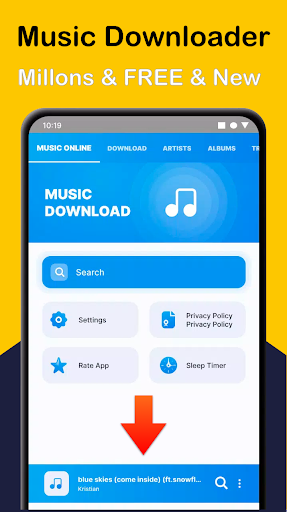 Mp3 Music Downloader & Player ekran görüntüsü