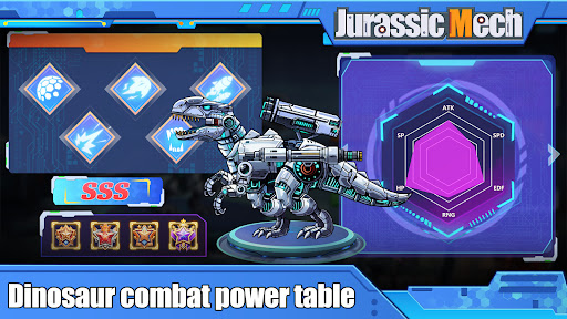 Jurassic Mech: Dinozor Savaşı ekran görüntüsü