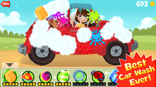 Amazing Car Wash Game For Kids ekran görüntüsü
