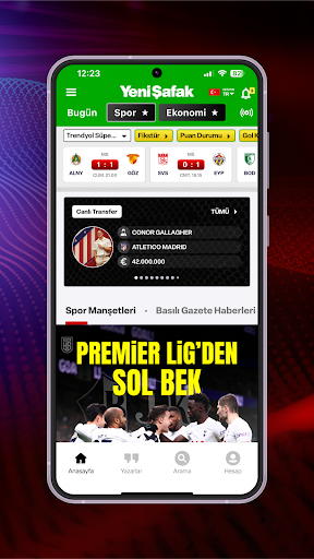 Yeni Şafak - Gazete Haber Spor ekran görüntüsü