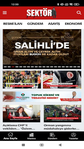 Sektör Gazetesi ekran görüntüsü