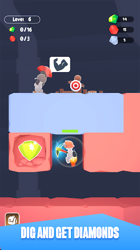 Dig & Fight 3D ekran görüntüsü