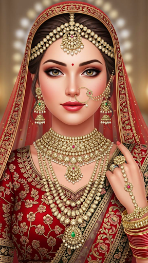 Bridal Makeup Wedding Dress up ekran görüntüsü