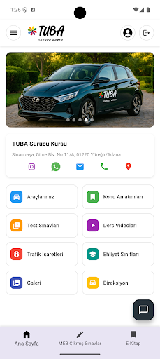 Tuba Sürücü Kursu ekran görüntüsü