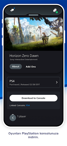 PlayStation App ekran görüntüsü