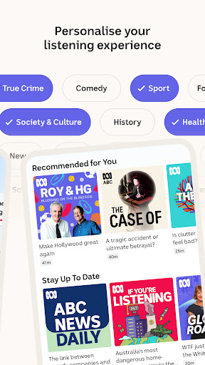 ABC listen: Radio & Podcasts ekran görüntüsü