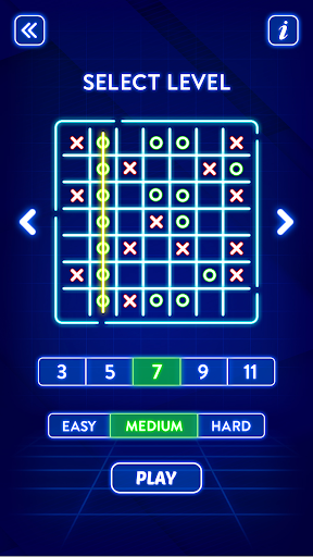 Tic Tac Toe Glow - Xs and Os ekran görüntüsü