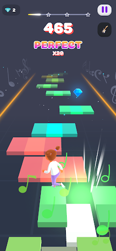 Melody Run - Cute Popcat Music ekran görüntüsü