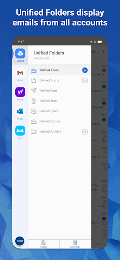 Blue Mail E-posta - Email ekran görüntüsü