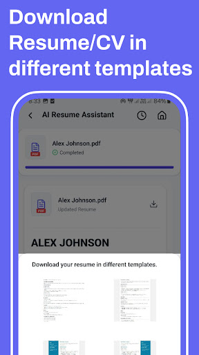 AI Resume Maker - CV Builder ekran görüntüsü