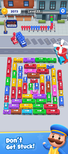 Crazy Bus: Car Jam Parking ekran görüntüsü
