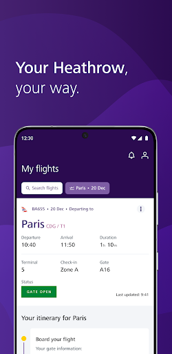 LHR London Heathrow Airport ekran görüntüsü