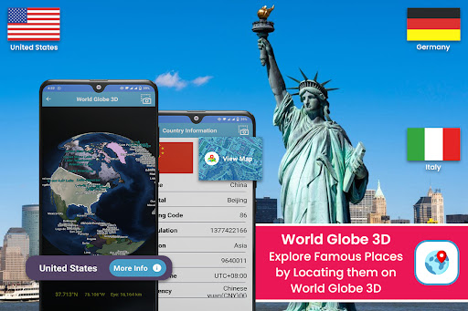 Live earth map- 3D world map ekran görüntüsü