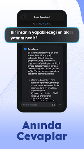 Deep Search - AI Chatbot ekran görüntüsü