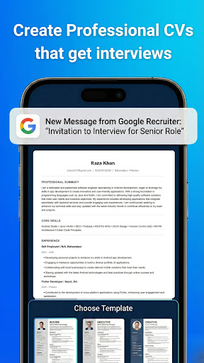 HireMe: ATS Resume & CV Maker ekran görüntüsü