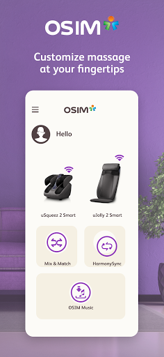 OSIM Smart DIY Massage Chair ekran görüntüsü