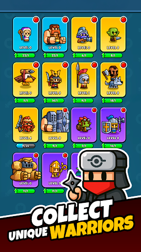 Tiny Warriors Rush: Idle TD ekran görüntüsü