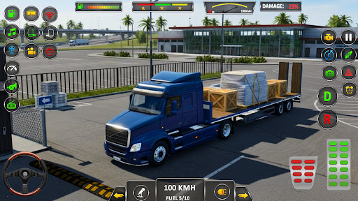 American Cargo Truck Games 3D ekran görüntüsü